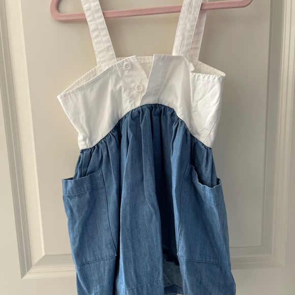 Kids Blue and White Bunny Dress for Easter Sunday - Picture 2 of 4